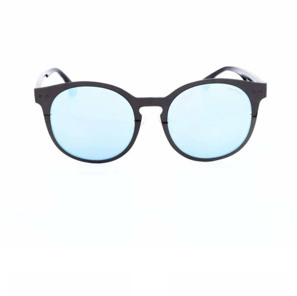 Zadig & Voltaire Black Frame Sunglasses with Light Blue Lenses